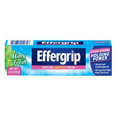 Effergrip 2.5 oz. Denture Adhesive Cream in Minty Fresh