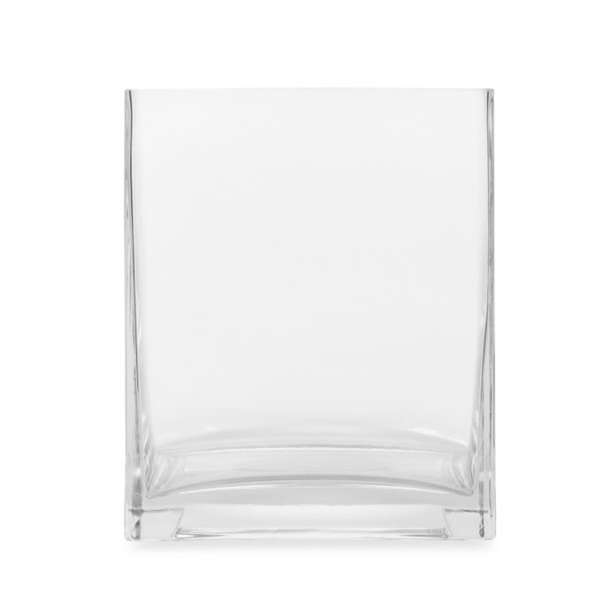 6 Inch Square Clear Glass Vase Bed Bath Beyond