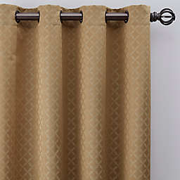 Regency 84-Inch Grommet Window Curtain Panel in Gold (Single)