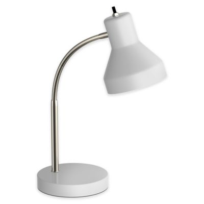 Reading Desk Lamp In Matte White Bed Bath Beyond