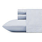 Alternate image 0 for Poppy &amp; Fritz&reg; Oxford Stripe 200-Thread-Count Twin XL Sheet Set in White/Blue