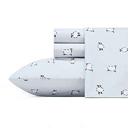 Poppy & Fritz® Sheep 200-Thread-Count Twin Sheet Set in Pastel Blue