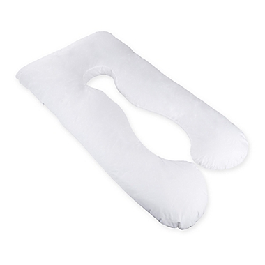 Lavish Home 7-in-1 U-Shape Full Body Pillow in White. View a larger version of this product image.
