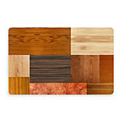 Bungalow Flooring New Wave 18-Inch x 27-Inch Exotic Woods Kitchen Mat