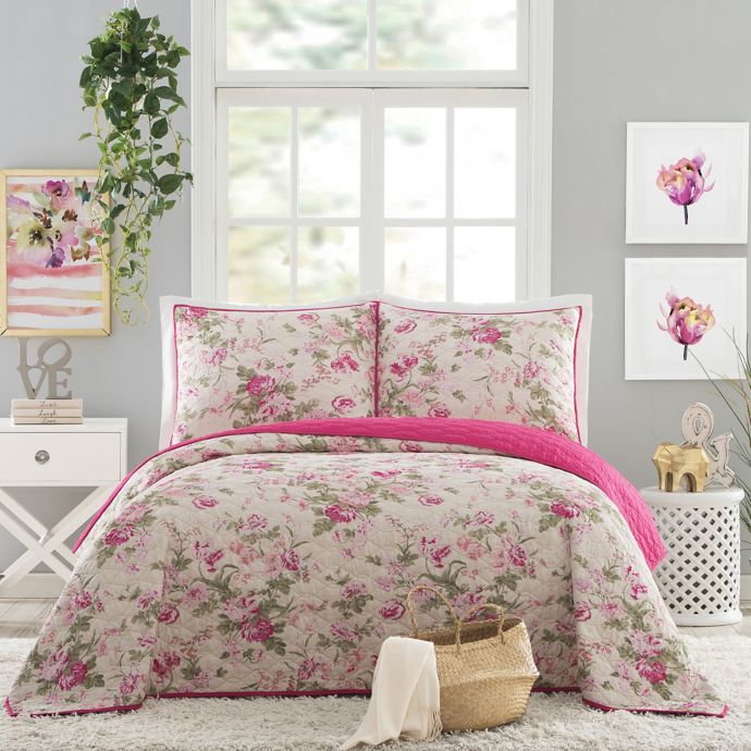 Jessica Simpson Beckett Reversible Quilt Set Bed Bath and Beyond Canada