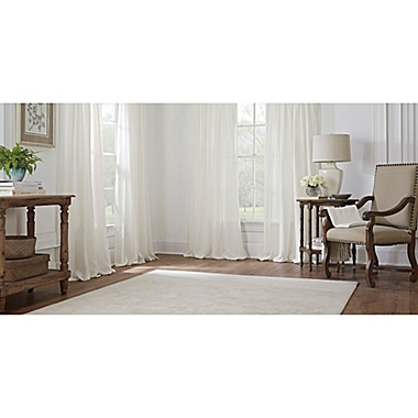 Turkish Cotton Sheer Pinch Pleat Window Curtain Panel (Single). View a larger version of this product image.