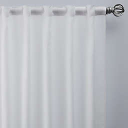 Turkish Cotton Sheer Rod Pocket/Back Tab Window Curtain Panel (Single)