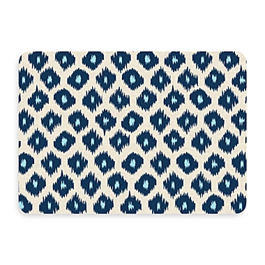 Bungalow Flooring New Wave 22-Inch x 31-Inch Ikat Blue Kitchen Mat. View a larger version of this product image.