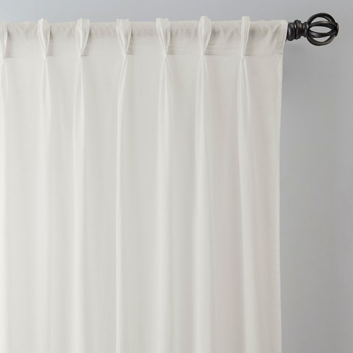 patio door pinch pleat sheer curtains