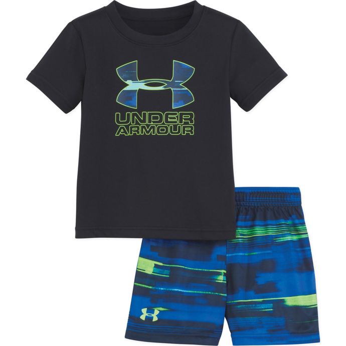 under armour shorts and shirt set