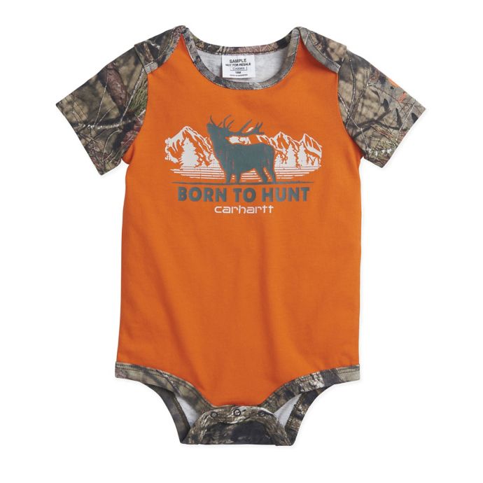 Carhartt Born To Hunt Camo Bodyshirt In Orange Buybuy Baby