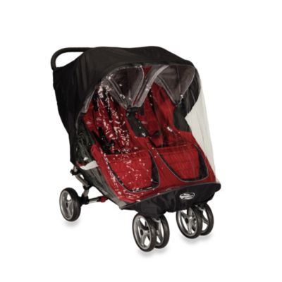 city mini gt double stroller rain cover