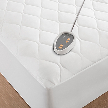 Beautyrest&reg; Microfiber Heated Queen Mattress Pad. View a larger version of this product image.