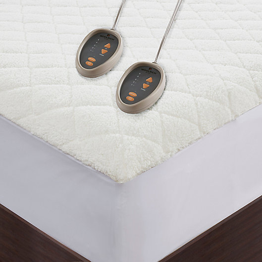 Alternate image 1 for Woolrich Sherpa Heated Mattress Pad