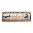 Alternate image 0 for Sweet Bird & Co&trade; "Mom's Diner" 24-Inch x 8-Inch Reclaimed Wood Wall Art