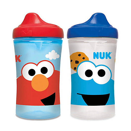 Alternate image 1 for NUK® Sesame Street® 10 oz. Hard Spout Cup (Set of 2)