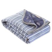 Burt's Bees Baby&reg; On the Road Organic Cotton Receiving Blanket in Indigo