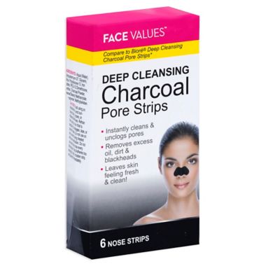 Harmon&reg; Face Values&trade; 6-Count Charcoal Deep Cleansing Nose Strips. View a larger version of this product image.