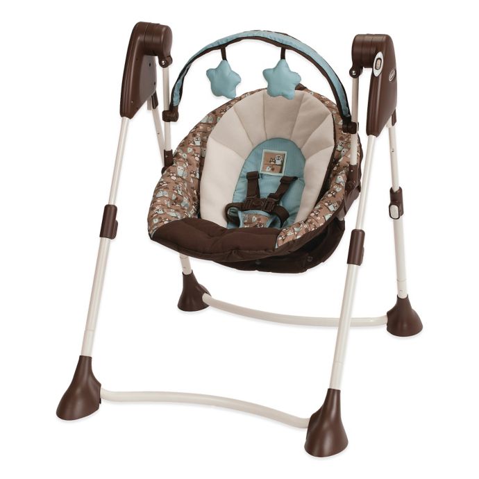 Graco Swing By Me Portable 2 In 1 Swing In Little Hoot