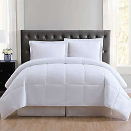 Truly Soft Everyday 2-Piece Reversible Twin XL Comforter Set in White