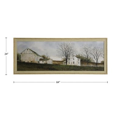 Bee & Willow™ Barn Landscape 64-Inch x 24-Inch Framed Wall Art | Bed ...