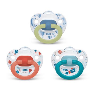 white nuk pacifier