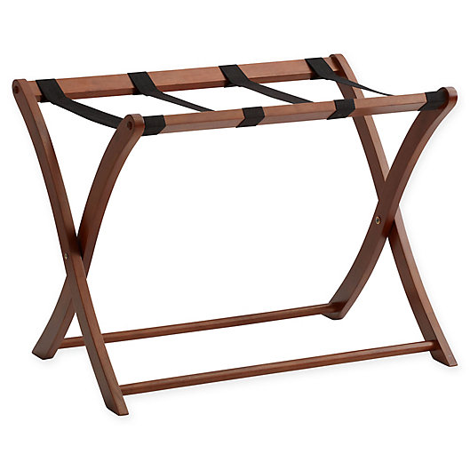 Alternate image 1 for Classic Luggage Rack in Walnut