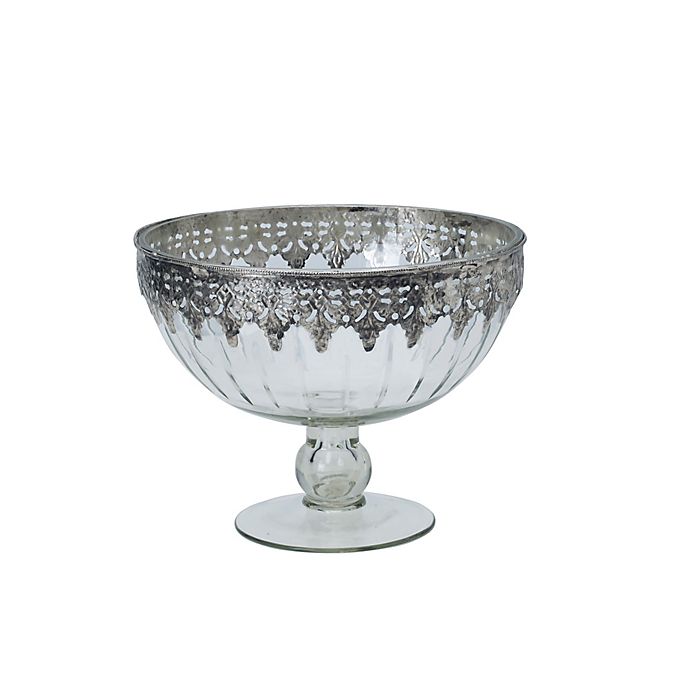 4-set Morrocan Style Glass Candlelit Tea Light Candelabra Candlestick Bowl