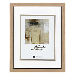 Abbot 11-Inch x 14-Inch Matted Picture Frame in Oak