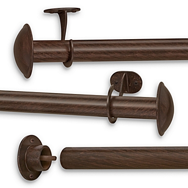 Nemesis Indoor/Outdoor 26-Inch - 52-Inch Decorative Window Curtain Rod. View a larger version of this product image.