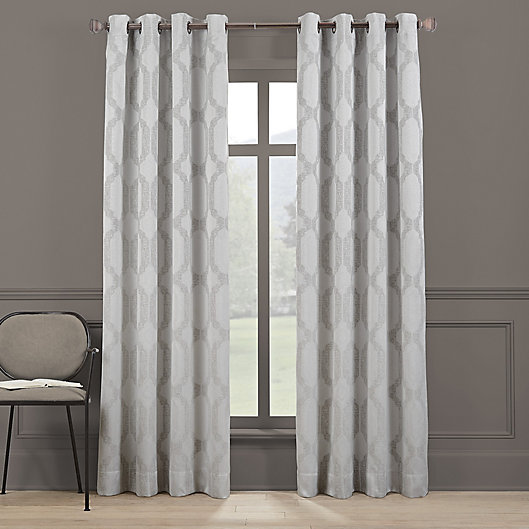 Alternate image 1 for Brookstone® Paxton 100% Grommet Blackout Window Curtain Panel (Single)