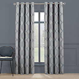 Brookstone&reg;Paxton 84-Inch Grommet 100% Blackout Window Curtain Panel in Spa (Single)
