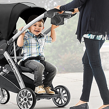 Chicco&reg; BravoFor2&trade; Double Stroller in Iron. View a larger version of this product image.