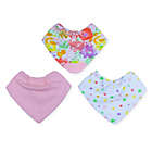 Alternate image 0 for Neat Solutions&reg; 3-Pack Girls Bandana Bibs with Teether in Pink Multi