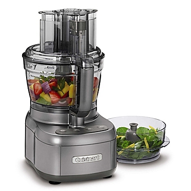 Cuisinart&reg; Elemental Food Processor with 11-Cup and 4.5-Cup Workbowls in Gunmetal. View a larger version of this product image.