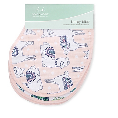 Aden + Anais 2-Pack Trail Blooms Burpy Bibs. View a larger version of this product image.
