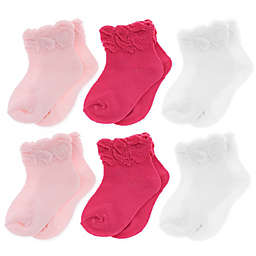 Capelli® New York 6-Pack Bow Cuff Socks
