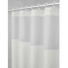 Alternate image 5 for Zenna Home Smart Curtain Hendrix View Shower Curtain in White