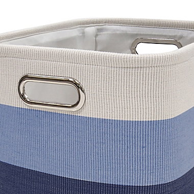 Lambs &amp; Ivy&reg; Ombre Storage Basket in Blue/Cream. View a larger version of this product image.