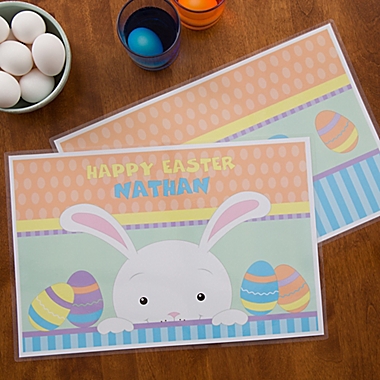 Easter Bunny Laminated Placemat. View a larger version of this product image.