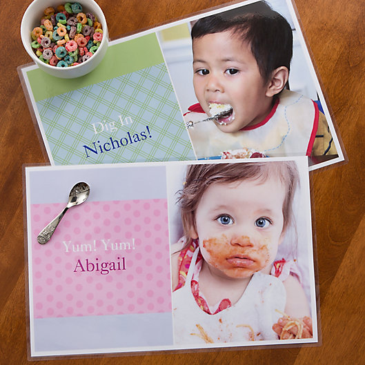 Alternate image 1 for Little One's Personalized Photo Placemat