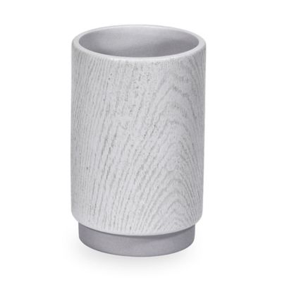 DKNY Grey Wood Tumbler Bed Bath and Beyond Canada