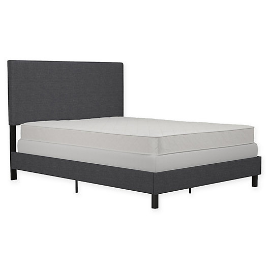Alternate image 1 for Atwater Living Jazmine Queen Linen Upholstered Bed in Grey