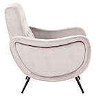 Alternate image 1 for LumiSource&reg; Velvet Upholstered Rafael Chair in Silver