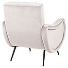 Alternate image 2 for LumiSource&reg; Velvet Upholstered Rafael Chair in Silver