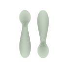Alternate image 0 for ezpz Tiny Spoons in Sage (Set of 2)