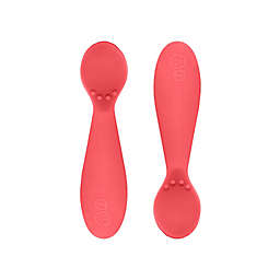 ezpz Tiny Spoons in Coral (Set of 2)