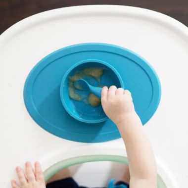 ezpz Tiny Spoons in Coral (Set of 2). View a larger version of this product image.