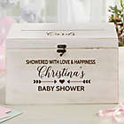 Alternate image 0 for Baby Shower Personalized Wood Card Box