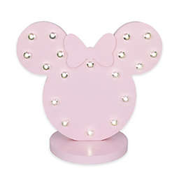 Disney® Minnie Mouse Novelty LED Table Lamp in Pink